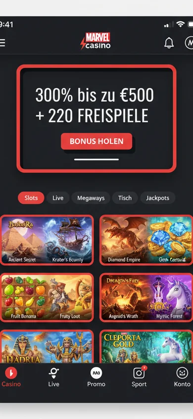 Mobile Erfahrung im Browser – Marvel